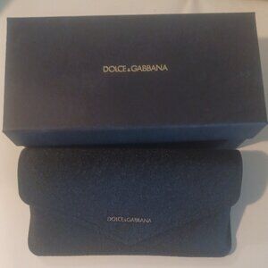 Dolce & Gabbana Authentic Eye Glass & Sunglass Cases Holders Qty 2 Sold Together
